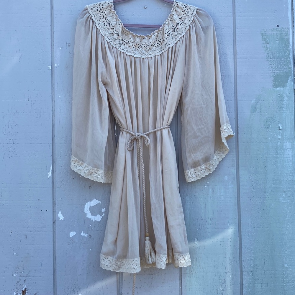 Tan dress